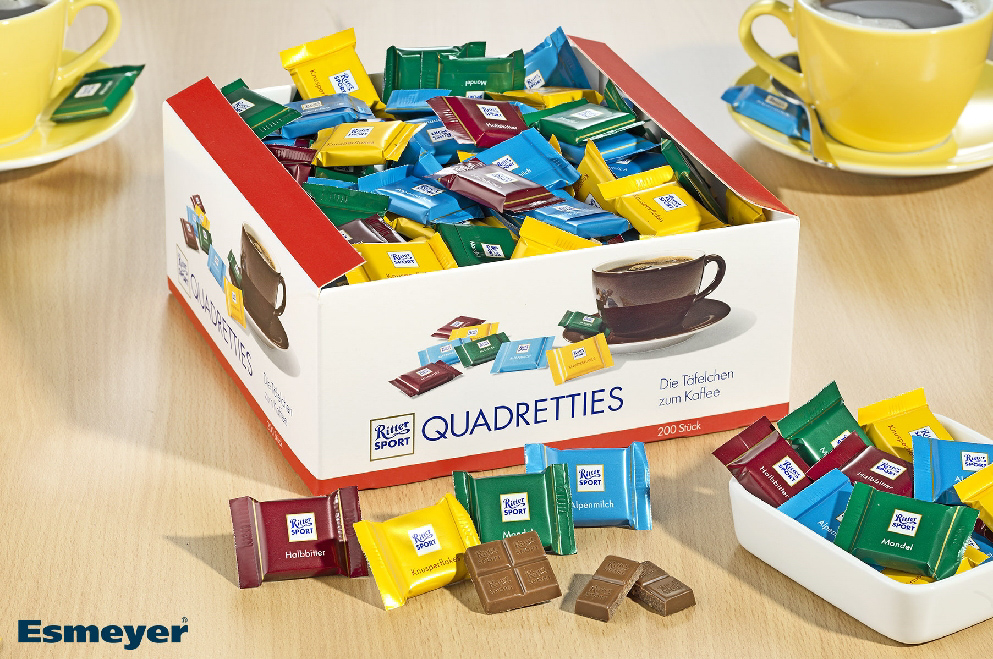 Ritter Sport Schokotäfelchen Stück 200 Stück Inhalt: 200 Stück à 5g.