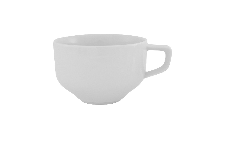 Kaffee-Obertasse 0,26 l , Form BARISTAR - uni weiss