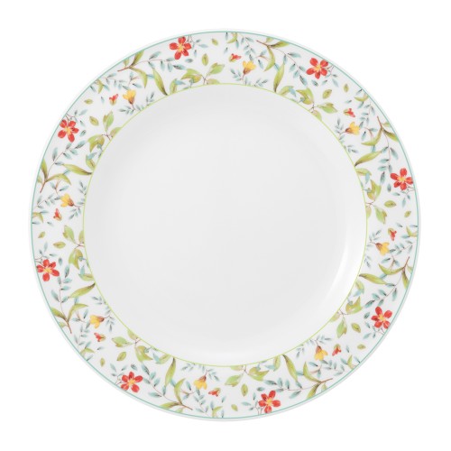 Seltmann Teller flach 28 cm, rund, Form: Community, Dekor: 57401 Landhaus, hohe Kantenschlagfestigkeit, Made in Germany