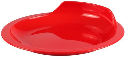 Roltex Teller mit Hilfsfunktion, rot