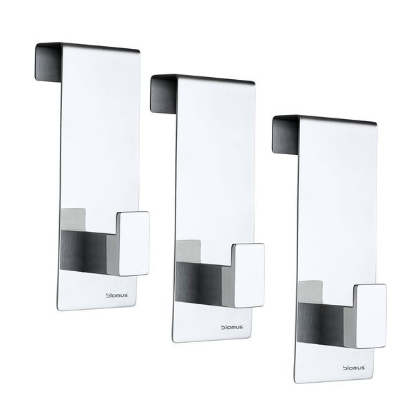 Blomus Set 3 Türhaken, poliert 