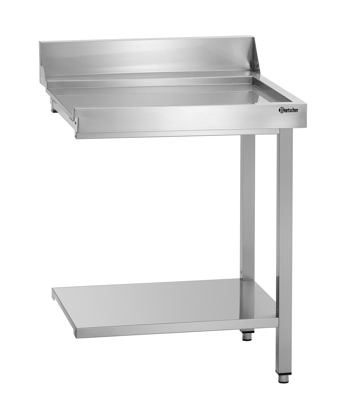 Bartscher Ablauftisch DS-700R | HöheSpritzschutz: 110 mm | Maße: 70 x 72 x 85,0 cm.Gewicht: 14,6 kg