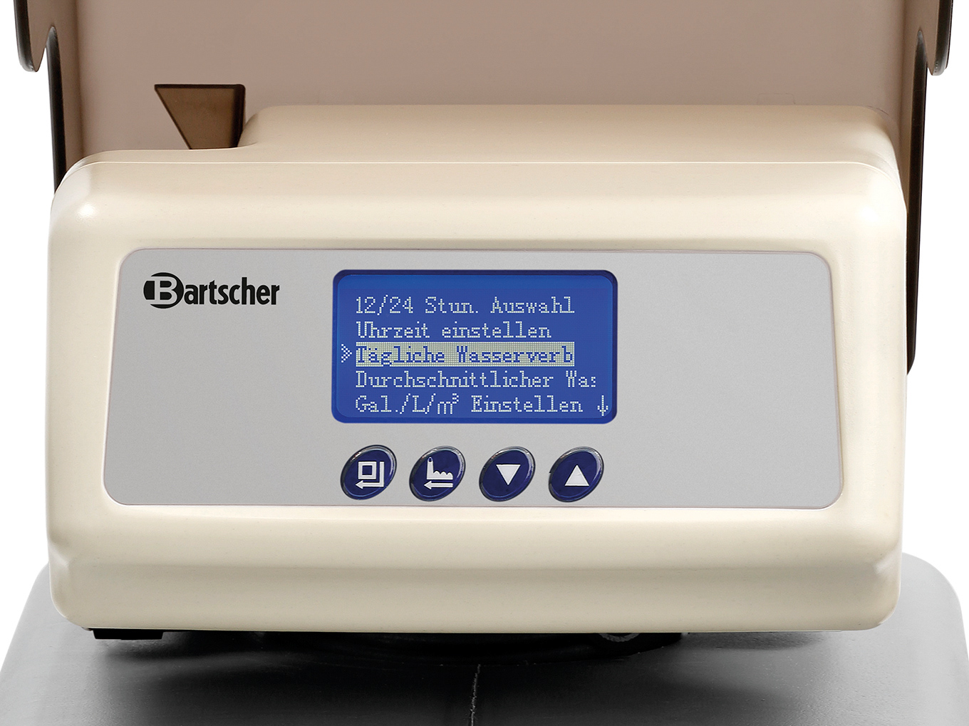 Bartscher Wasserenthärtungsanlage WEH1350 |Anschlusswert: 0,03 kW | Maße: 25,5 x 43,5 x 48cm. Gewicht: 11,6 kg