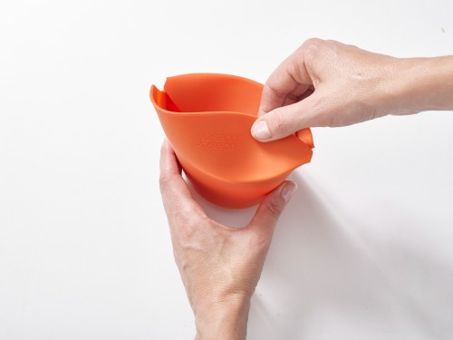 Joseph Joseph M-Cuisine - Popcorn-Maker für die Mikrowelle, 2-er Pack - orange/grau