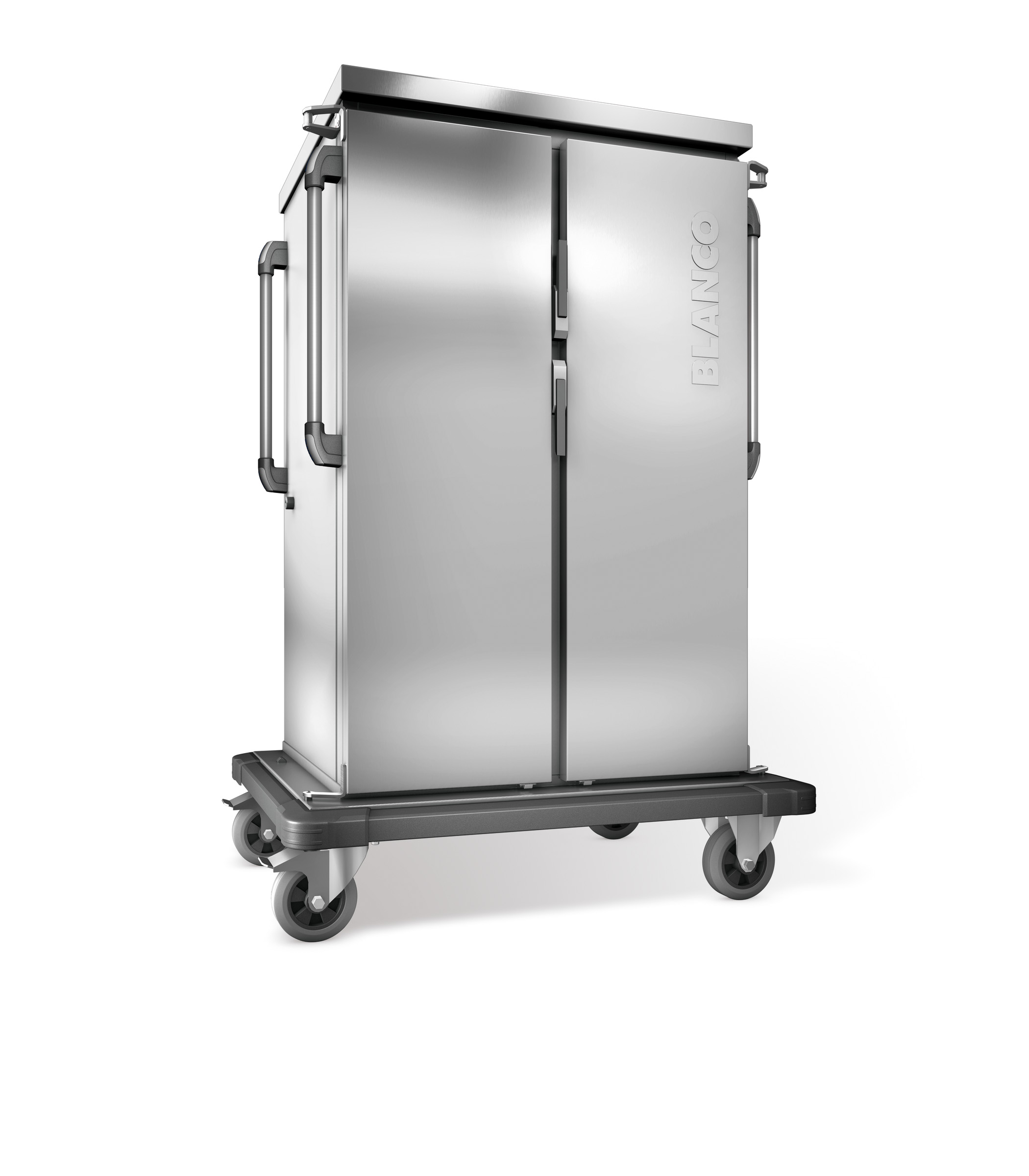 BLANCO Tablett-Transportwagen z. passiven Kühlung, m. 4 Eutektischen Platten (nicht im Lieferumfang enthalten), doppelwandig, isoliert,
