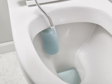 Joseph Joseph Flex Toilettenbürste mit Halter - Blau/Weiß