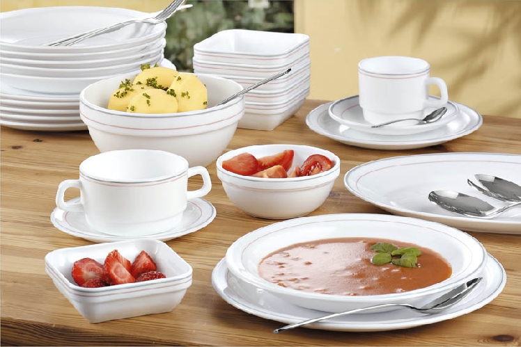 Kaffeeobertasse Inhalt: 19 cl, aus Hartglas Form Restaurant Valerie ARCOPAL