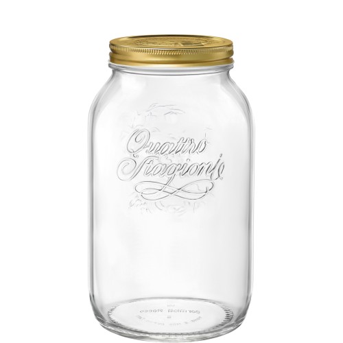 Quattro Stagioni Einmachglas 380 cl mit Deckel