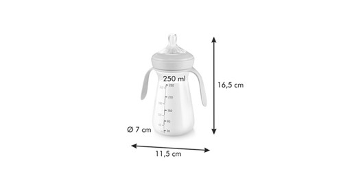 Trinkflasche PAPU PAPI 250 ml, blau