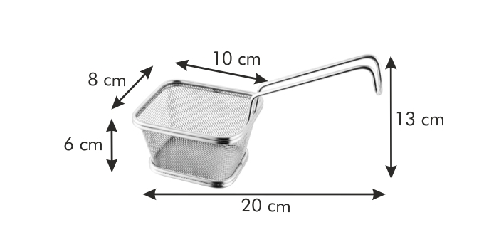 Servierkorb GrandCHEF 10 x 8 cm