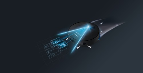 Rowenta X-Plorer Serie 75 Saugroboter, hochpräzise Navigation, Animal Care-Modell, 4-in-1 Reinigungswirkung, kompatibel mit