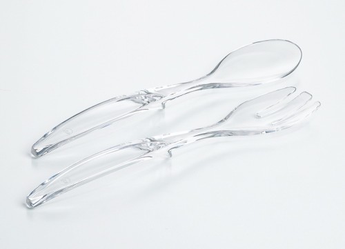 EMSA VIENNA Salatbesteck 30 cm transparent.