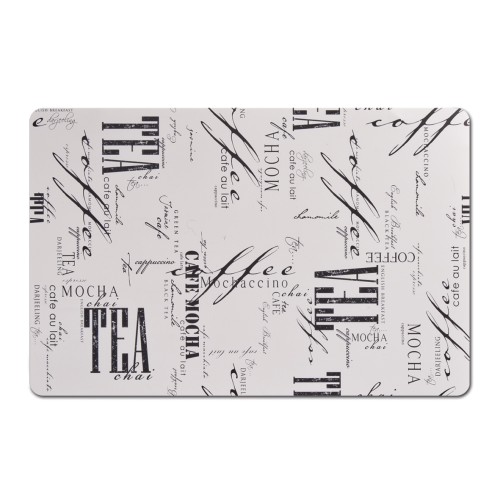 Zeller Platzset CoffeeTea, weiß, PP