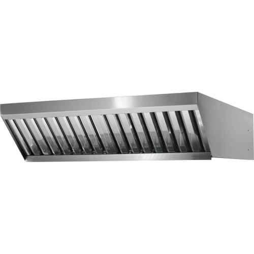 SARO Haube für CL5 und CL10 Made in Europe - Material: Edelstahl - Dampfabzug Durchmesser : 120mm - Herausnehmbare Filter - Herausnehmbare