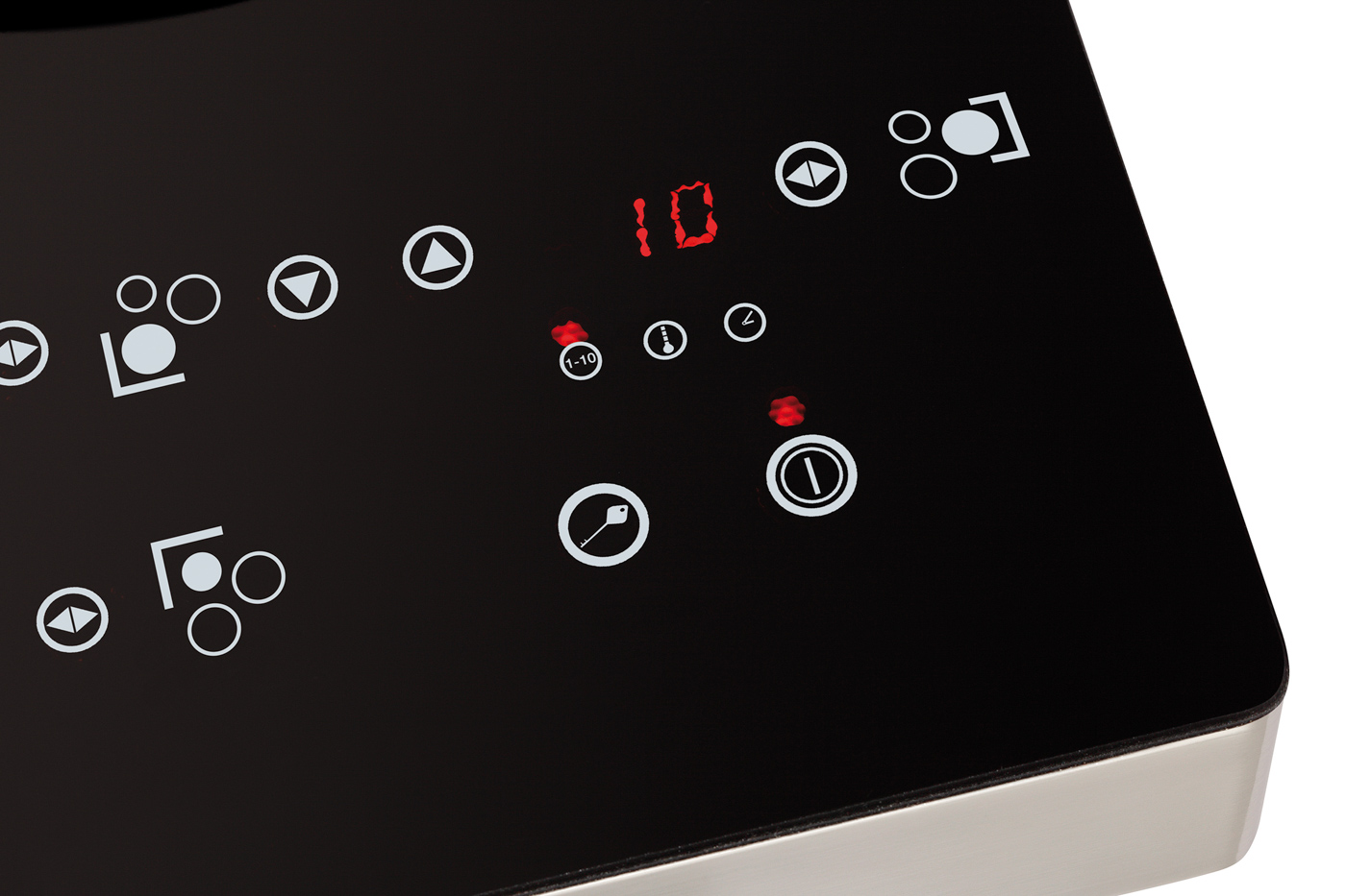 Bartscher Induktionskocher IK 3342 | DurchmesserKochstelle rechts: 207 mm | Maße: 51 x 48,5 x 6,5cm. Gewicht: 6,1 kg