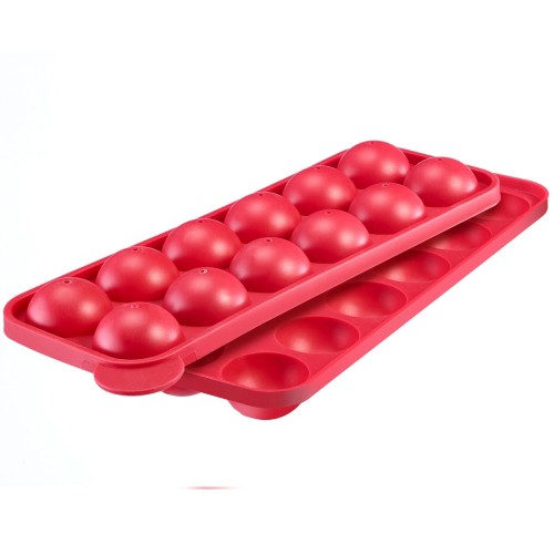 Westmark 12er CakePop-Silikonform, rot