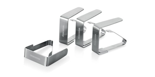 Tischtuchklammer PRESTO, 4 St., rostfrei