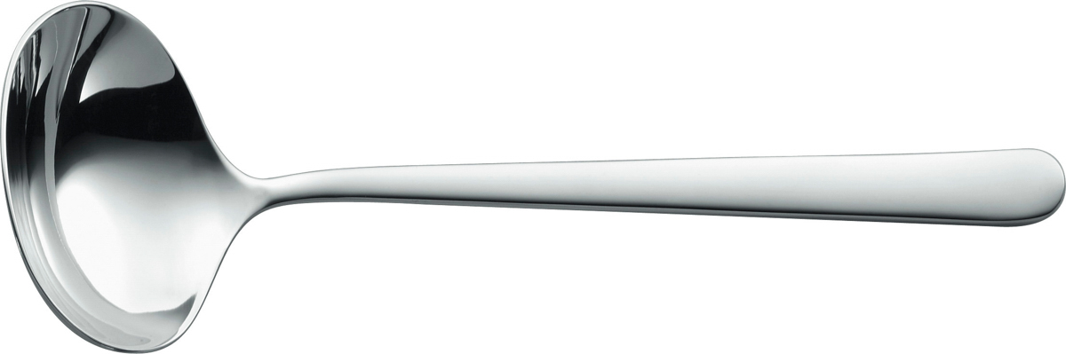Saucenlöffel, Silber, poliert, 19 cm, Serie: Melody. Marke: BSF