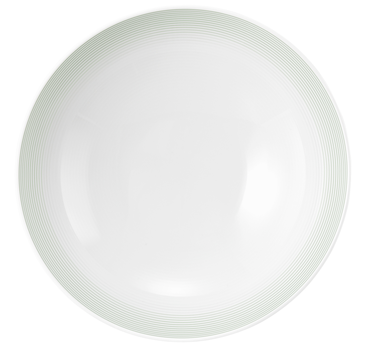 Seltmann Pastateller tief 30 cm, Form: Blues, Dekor: 57720 Salbeigrün