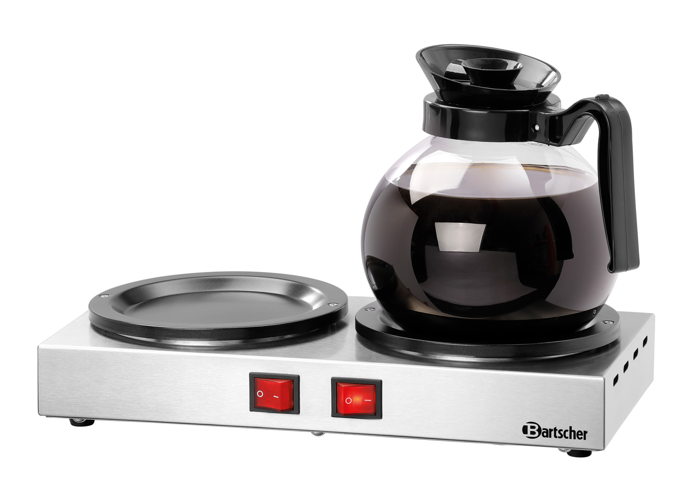 Bartscher Kannenwärmer WP-K200 | Thermostat: Nein| Maße: 35,8 x 21 x 7,0 cm. Gewicht: 1,7 kg