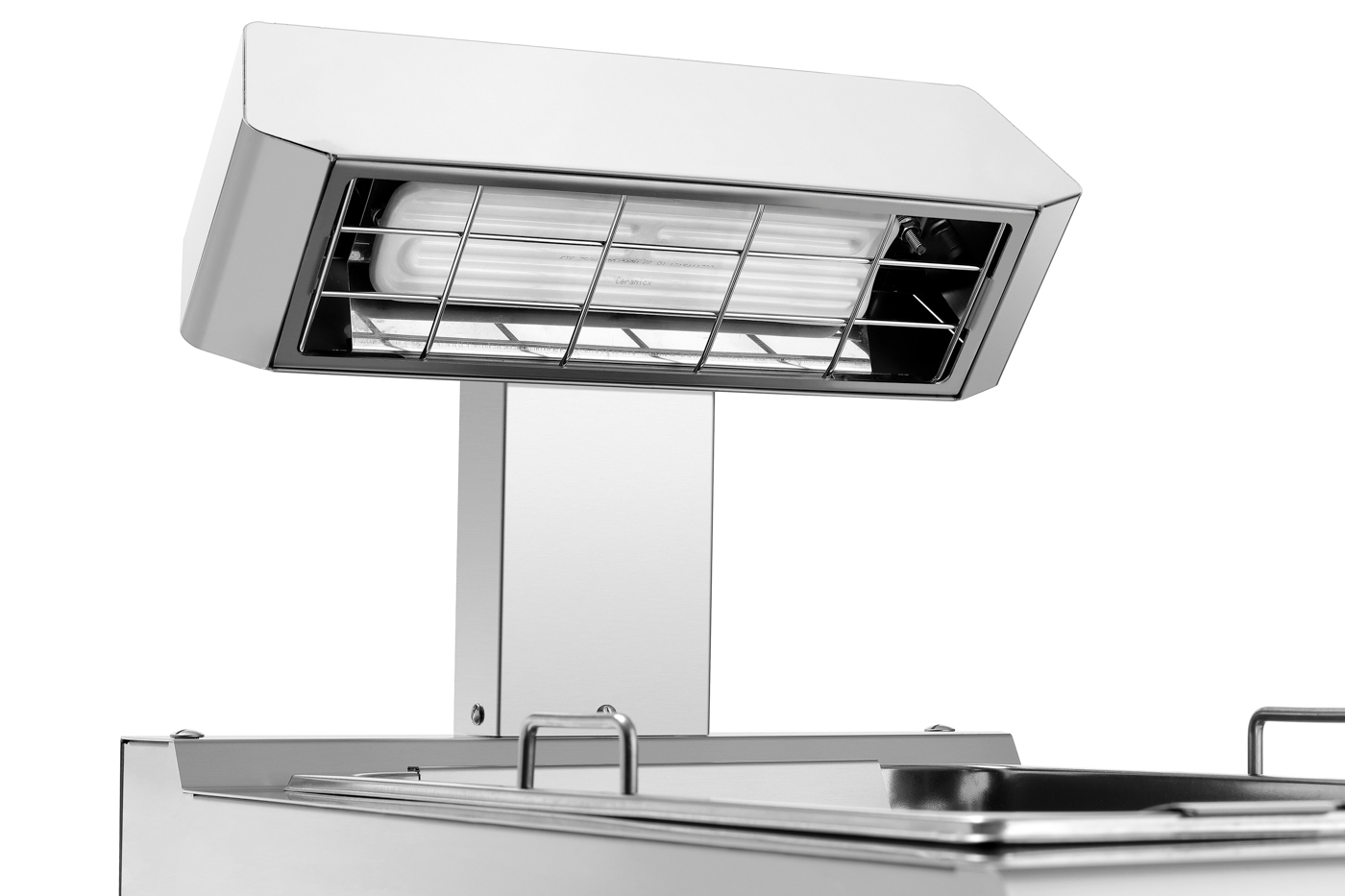 Bartscher Elektro-Warmhaltegerät 700 |Wärmequelle: Keramik-Heizstrahler | Maße: 40 x 70x 85,0 cm. Gewicht: 28,4 kg