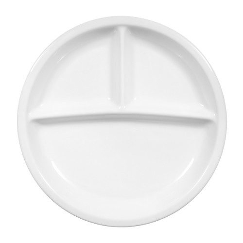 Seltmann V120 PR_Platte rund 3 tlg. 25,5 cm Coup, Form: Varionorm, Dekor: 00003