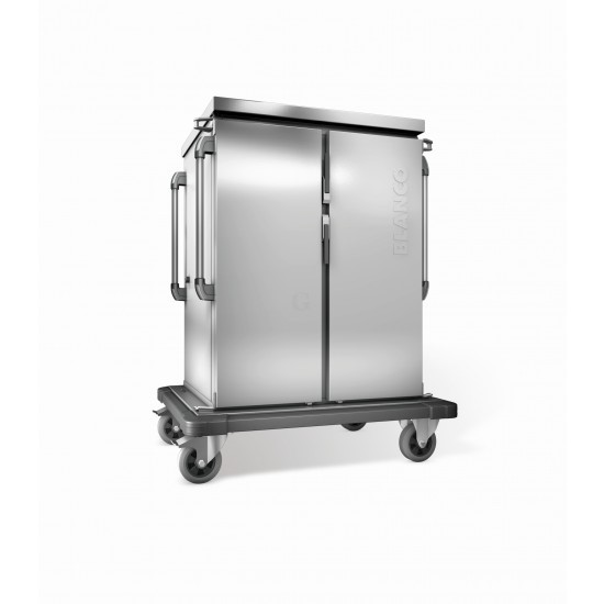 BLANCO Tablett-Transportwagen z. passiven Kühlung, m. 2 Eutektischen Platten (nicht im Lieferumfang enthalten), doppelwandig, isoliert,