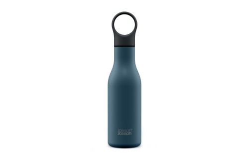 Joseph Joseph Loop Vakuumisolierte Trinkflasche 500 ml - Blau