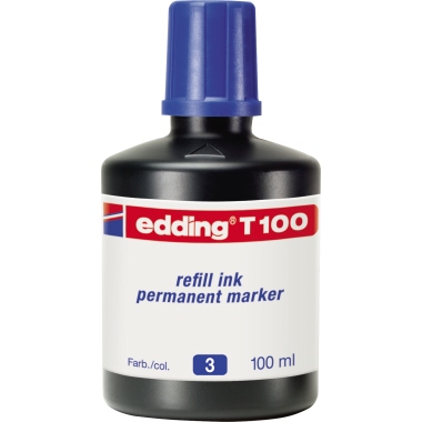 edding Nachfülltusche T100 blau 100ml