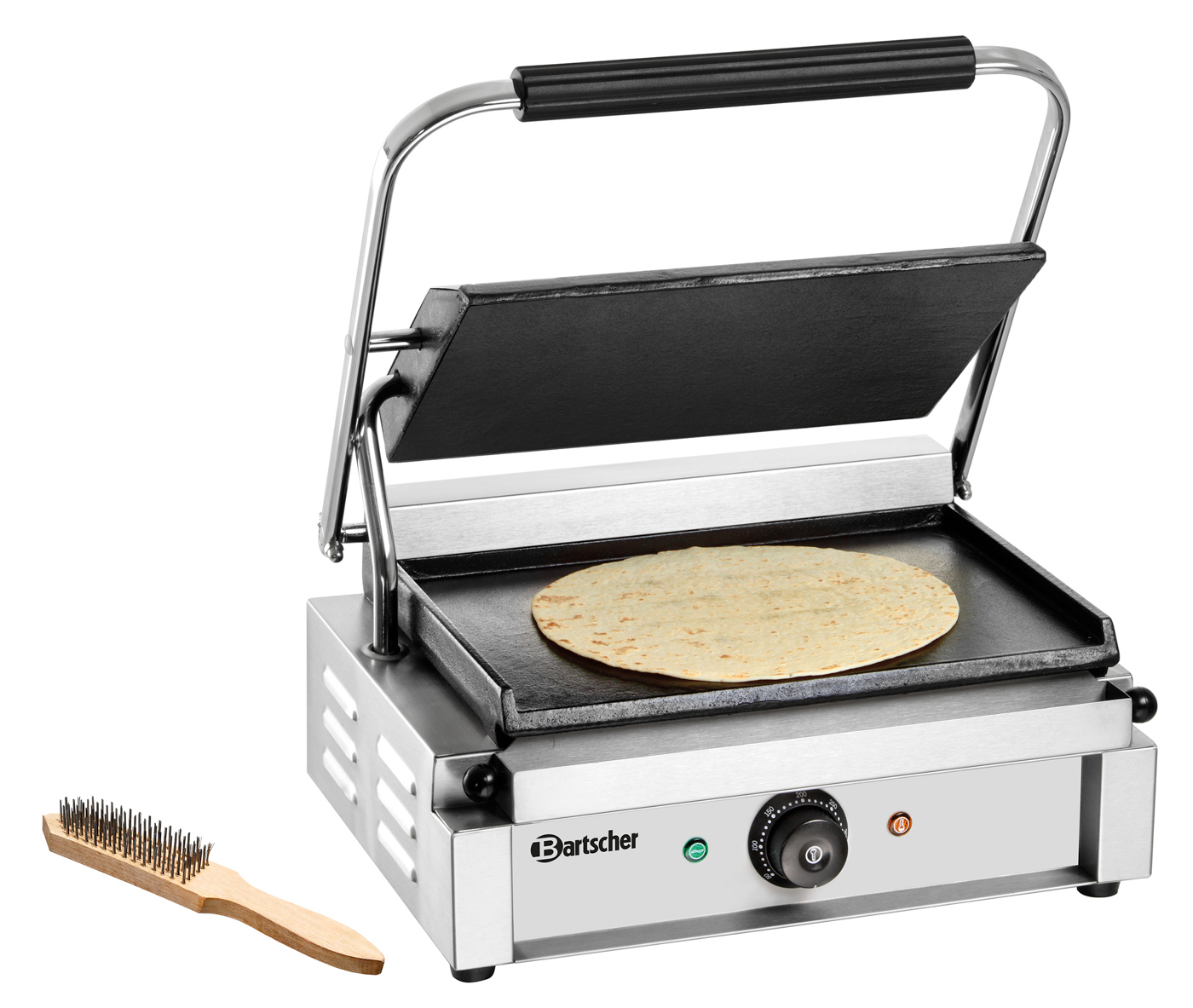 Bartscher Kontaktgrill "Panini" 1G |Programmierung: - | Maße: 41 x 40 x 20,0 cm.Gewicht: 18 kg