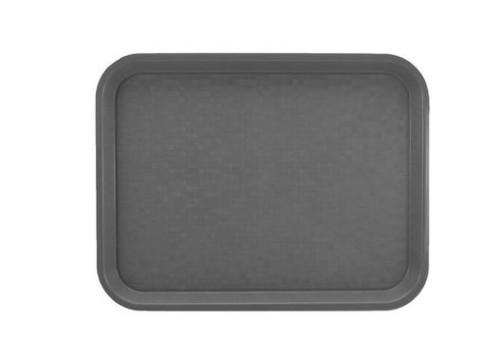 Roltex Tablett aus Polypropylen in kleiner Größe, dunkelgrau