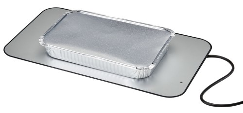 Cam GoHeat™ Warmhalteplatte 200W, 230V EU Silbermetallic von Cambro