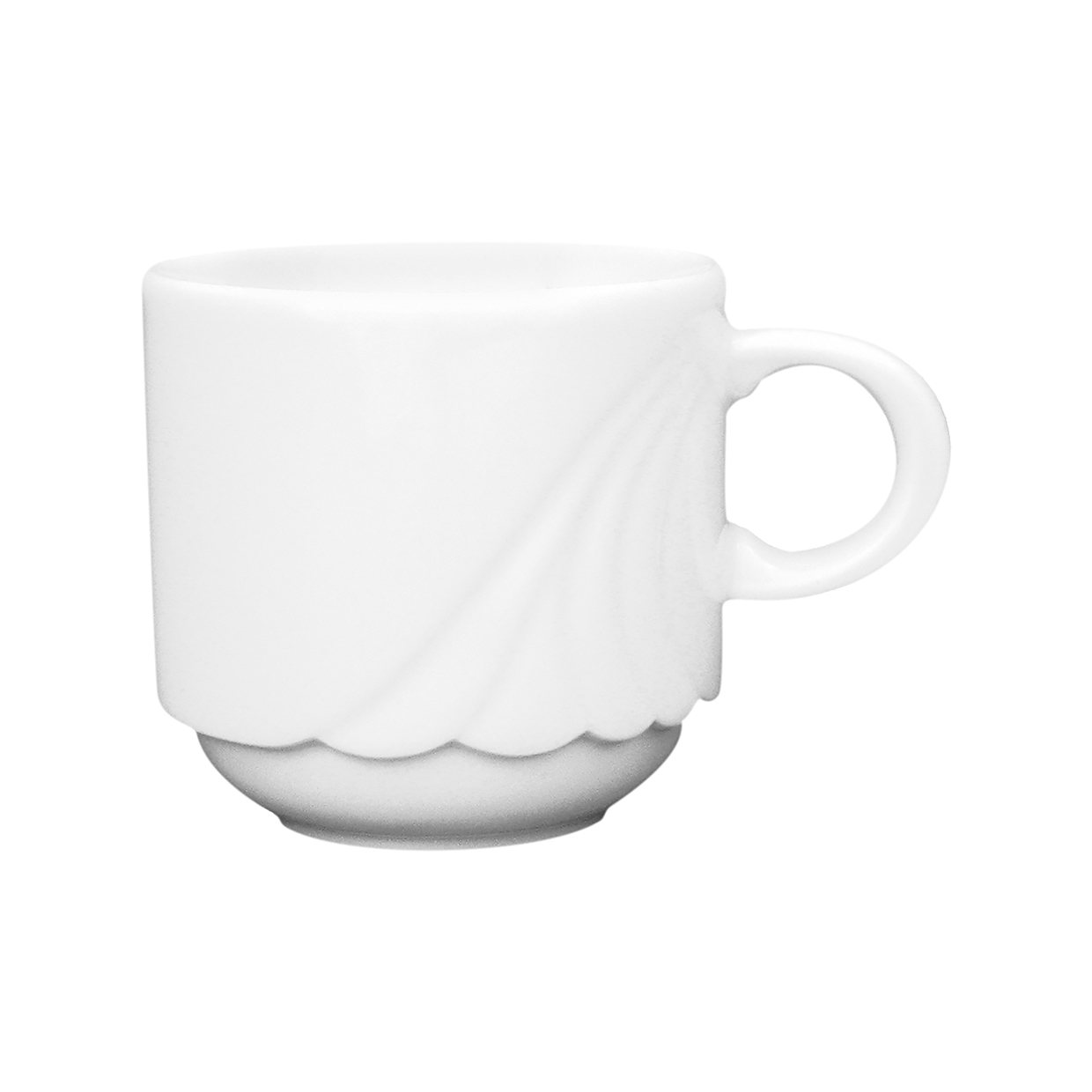 Espresso-/ Mocca-Obertasse Inhalt 0,10 ltr - Form AMBIENTE - uni weiß - ohne Untertasse