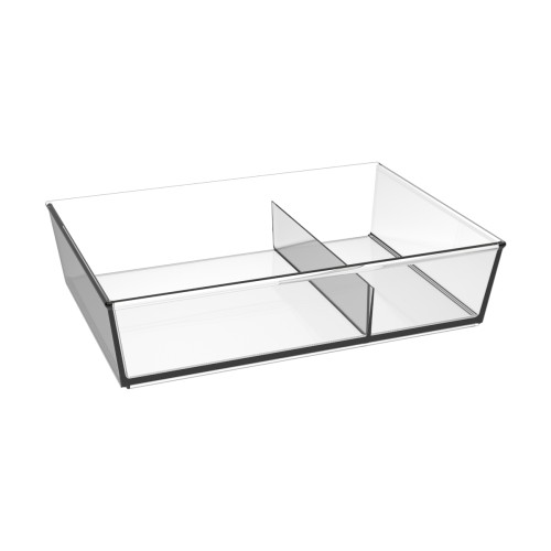 Ornamin Edgy Egon mit Steg, 950ml glasklar