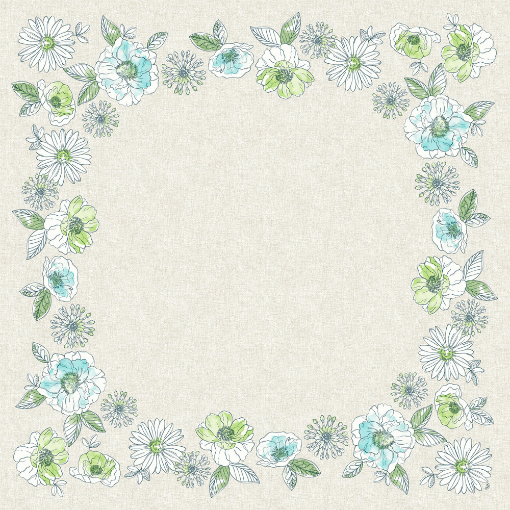 DUNI Dunicel-Mitteldecken 84 x 84 cm, Jardin