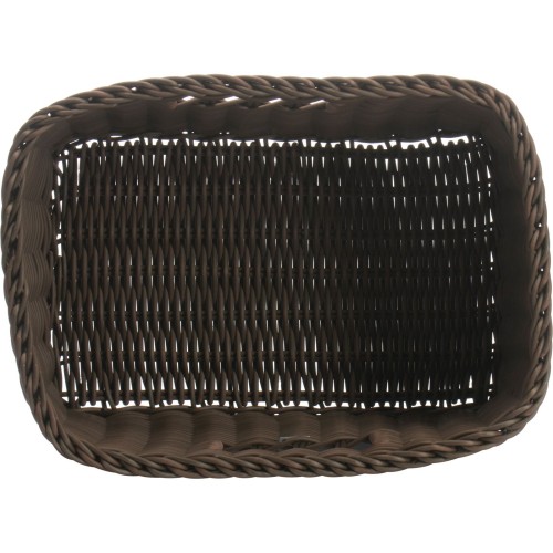 Westmark Einschubkorb eckig, 32x23x16,5 cm, Grifföffn. seitl., braun