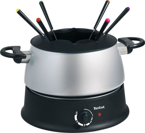 Tefal Fondue Set BASE RONDE - silber/schwarz