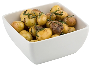 Schale -PURE- 9 x 9 cm, H: 4 cm Melamin, weiß, 0,14 Liter spülmaschinengeeignet stapelbar nicht mikrowellengeeignet keine