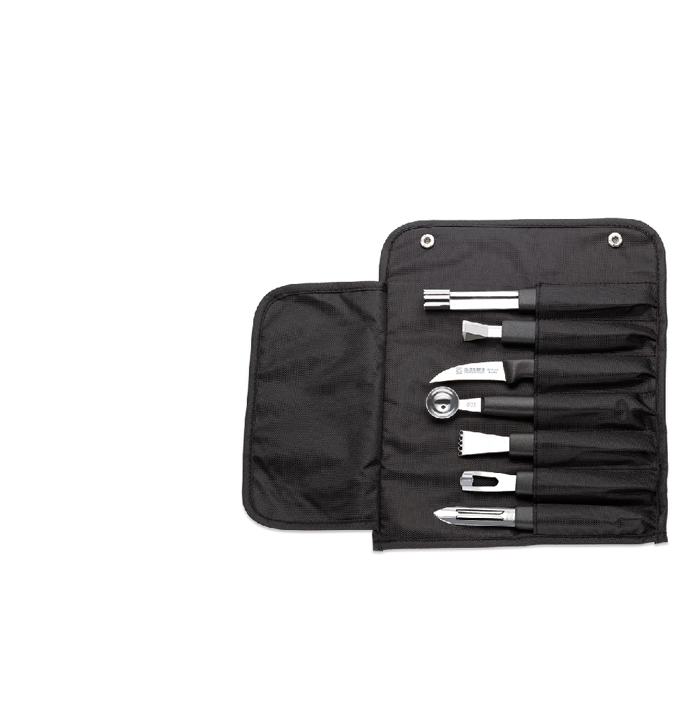 Giesser 7-tlg. Dekorier-Set zum Garnieren und Schnitzen von Obst und Gemüse