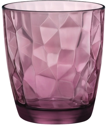 Diamond Rock Purple Acqua 30,5cl * - (purpurrot) - Bormioli Rocco Transparent