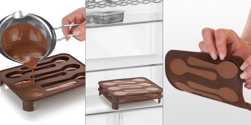 Schokoladengießform.DELICIAChoco, löffel