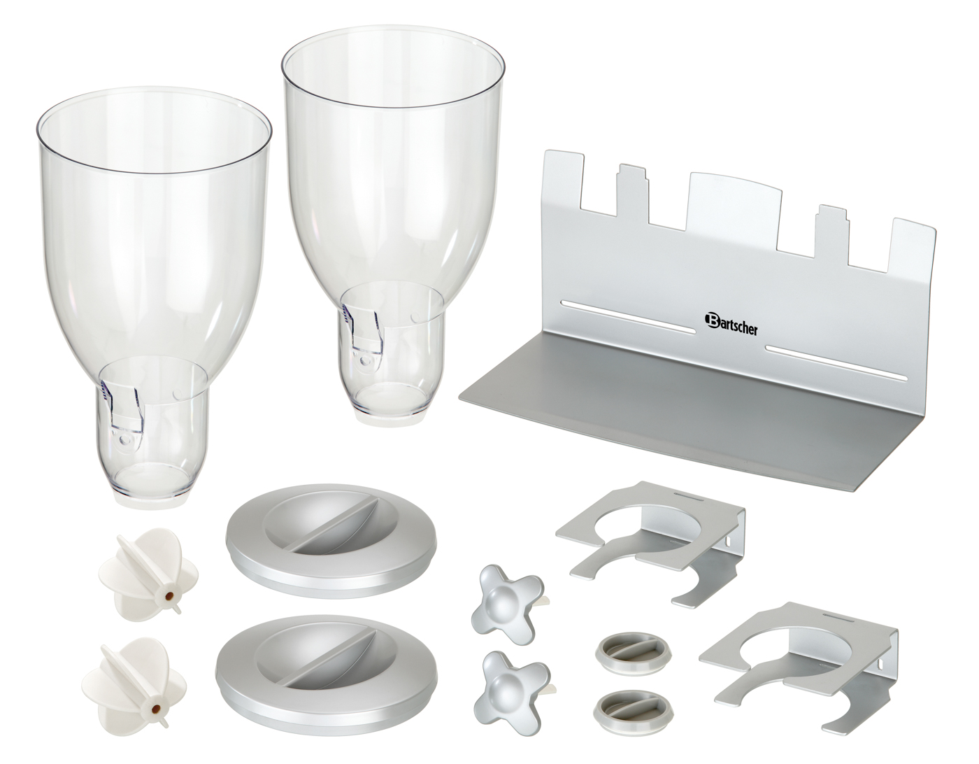 Bartscher Cerealienspender, 2-fach | AnzahlSpender: 2 | Maße: 36 x 17 x 39,5 cm. Gewicht: 3,7kg