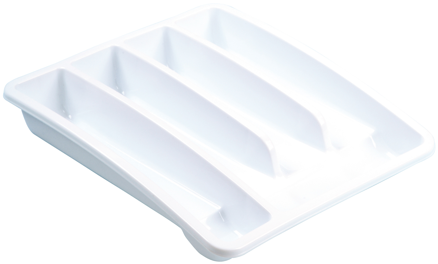 ARAVEN BESTECK BEHÄLTER WEIß