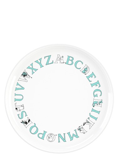 Moomin ABC Teller Ø 20 cm turqouise, Maße: 150 x 150 x 40 mm