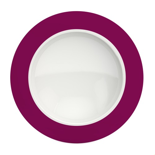 Ornamin Teller tief 1205, Ø24cm Rand brombeer