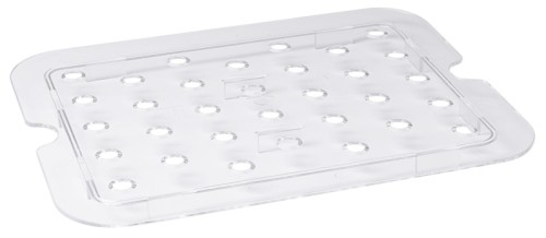 GN-Einlegeboden  aus Polycarbonat, transparent GN: 1/1, Höhe: 1,5 cm, Länge: 46,5 cm, Breite: 26,5 cm