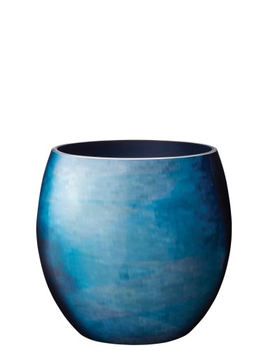 Stockholm Vase H 21.2 cm horizon, Maße: 225 x 225 x 212 mm
