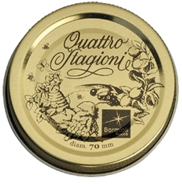 Quattro Stagioni Metallschraubdeckel 70mm * - für Henkeldose 41,5cl - Bormioli Rocco Professional