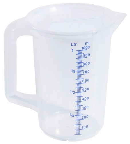 Messbecher 1 l mit Deckel