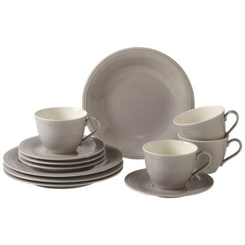 Villeroy & Boch Color Loop Stone Kaffeeset 12-teilig